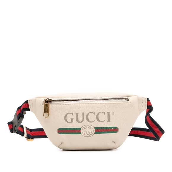 Pre-Loved Gucci Leather Logo Belt Bag - Picture 1 of 12